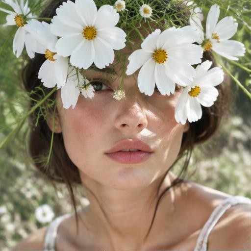 White flowers, a quiet moment
